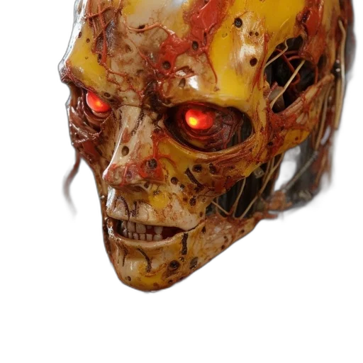 mask, face, robot, 3d render transparent PNG cut-out