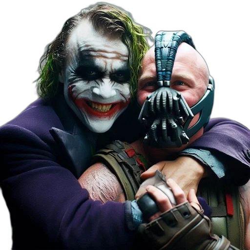 mask, comic book art, concept art, joker transparent PNG cut-out