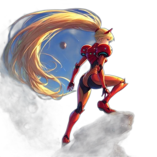 robot, concept art, comic book art, anime transparent PNG cut-out
