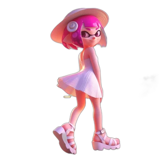 dress, hat, creature, animal transparent PNG cut-out
