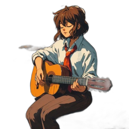 jacket, anime, concept art, cartoon transparent PNG cut-out
