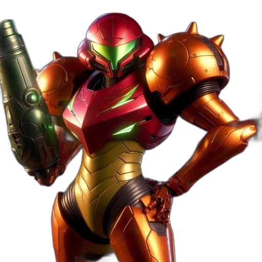 robot, weapon, concept art, 3d render transparent PNG cut-out