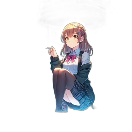 staff, jacket, weapon, hat transparent PNG cut-out