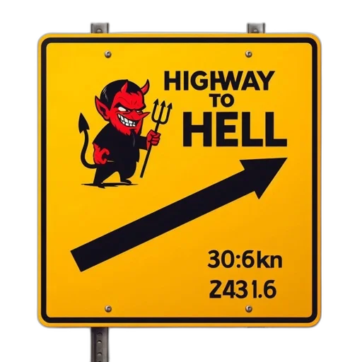 amusing, road, sign, features transparent PNG cut-out