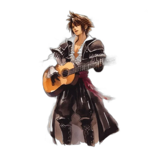 jacket, concept art, fantasy art, watercolor transparent PNG cut-out