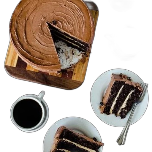 food, 3d render, photorealistic, dark transparent PNG cut-out