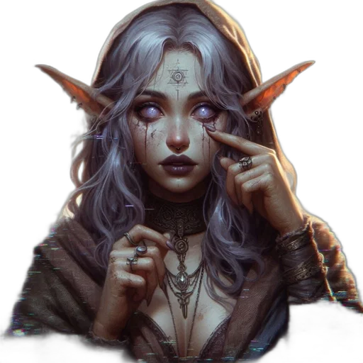 face, jewelry, staff, mask transparent PNG cut-out