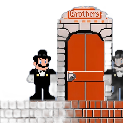 pixel art, concept art, 3d render, fantasy art transparent PNG cut-out