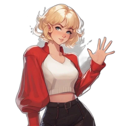 jacket, staff, dress, pixel art transparent PNG cut-out