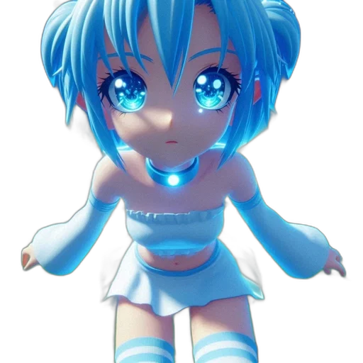 robot, jewelry, staff, creature transparent PNG cut-out