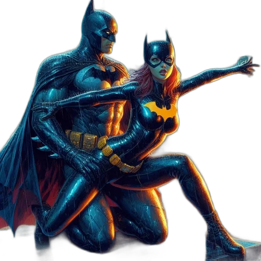 comic book art, concept art, fantasy art, 3d render transparent PNG cut-out