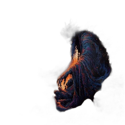 animal, dragon, hair, mask transparent PNG cut-out