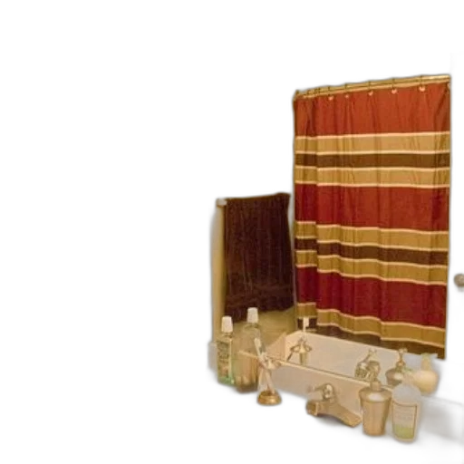 furniture, bathroom, red, brown transparent PNG cut-out