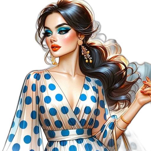 dress, jewelry, photorealistic, fantasy art transparent PNG cut-out