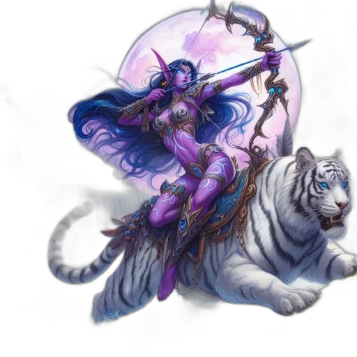 fantasy art, concept art, comic book art, pixel art transparent PNG cut-out