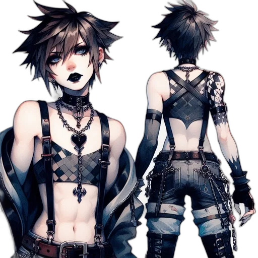 jacket, concept art, cyberpunk, anime transparent PNG cut-out