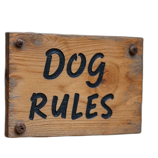 wooden, sign, words, reads transparent PNG cut-out