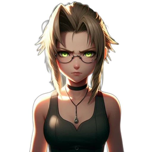 staff, dress, face, weapon transparent PNG cut-out