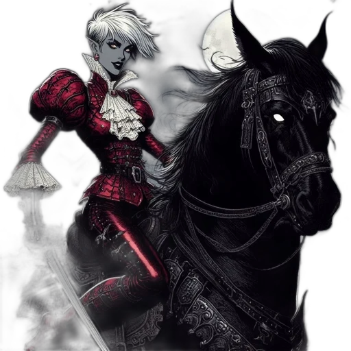 fantasy art, comic book art, concept art, photorealistic transparent PNG cut-out
