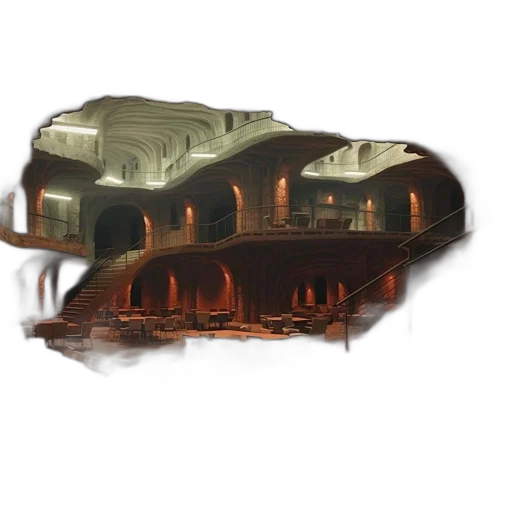 building, furniture, mask, shoes transparent PNG cut-out