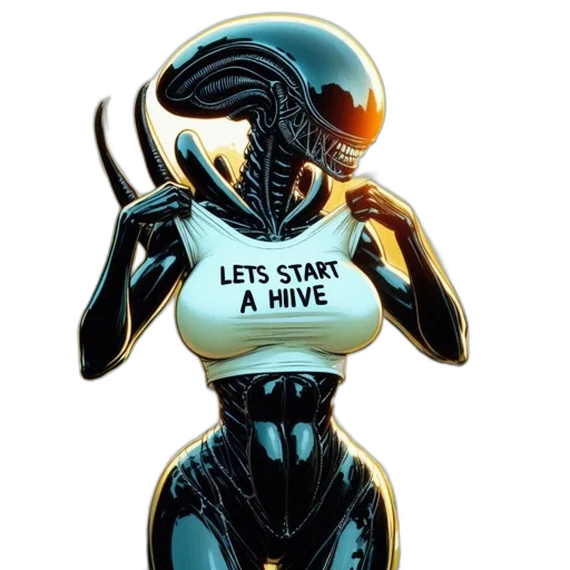 robot, dress, comic book art, concept art transparent PNG cut-out