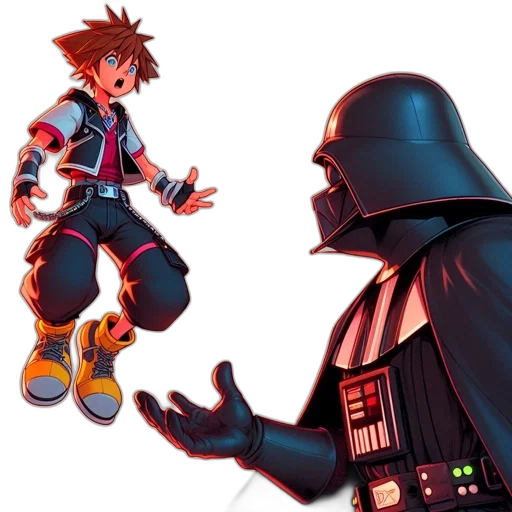 concept art, comic book art, pixel art, 3d render transparent PNG cut-out