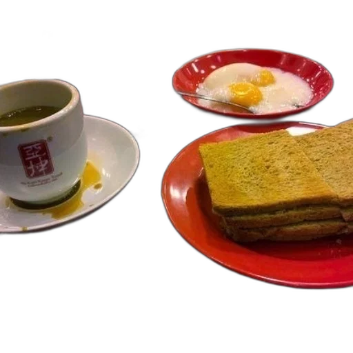 food, photorealistic, 3d render, breakfast transparent PNG cut-out