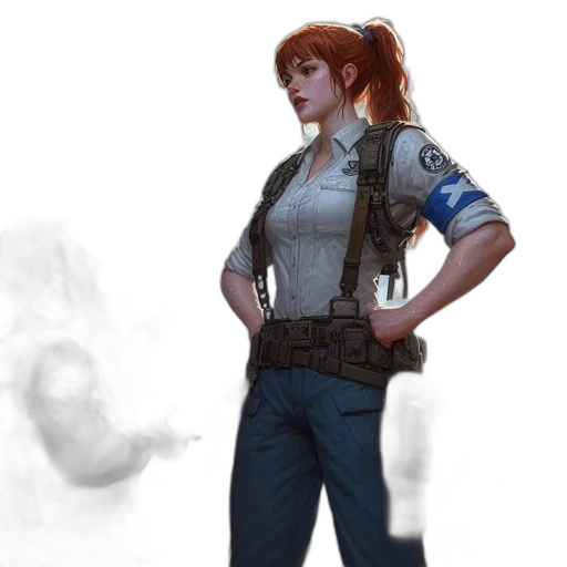 staff, jacket, weapon, concept art transparent PNG cut-out