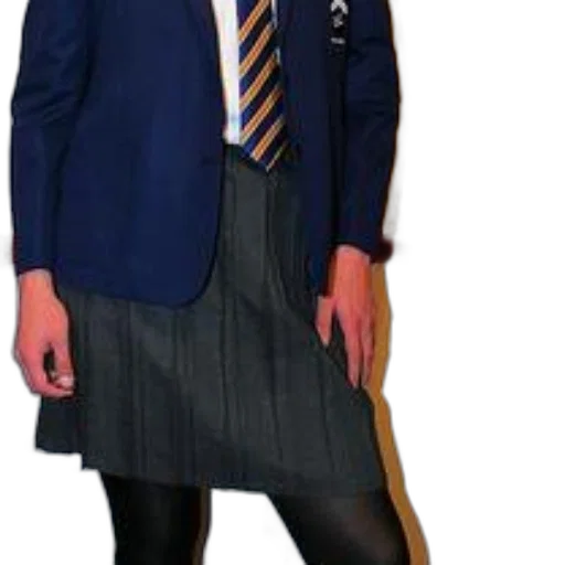 staff, jacket, dress, 3d render transparent PNG cut-out