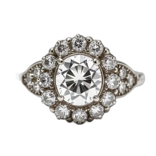 jewelry, crown, monochrome, diamond transparent PNG cut-out