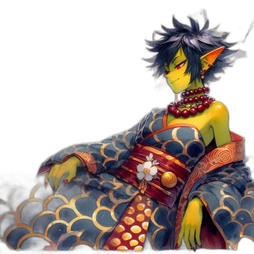 dragon, jewelry, staff, dress transparent PNG cut-out
