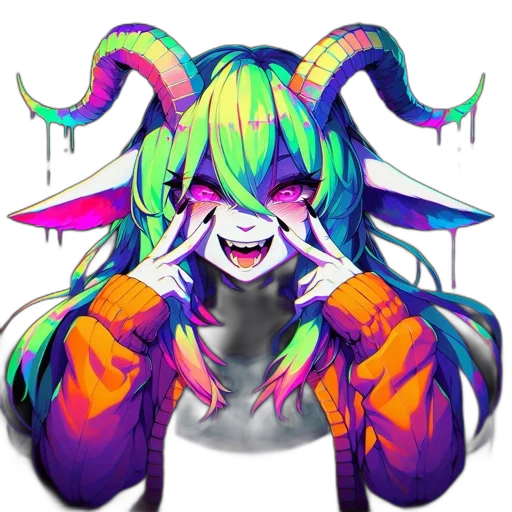 mask, creature, face, pixel art transparent PNG cut-out