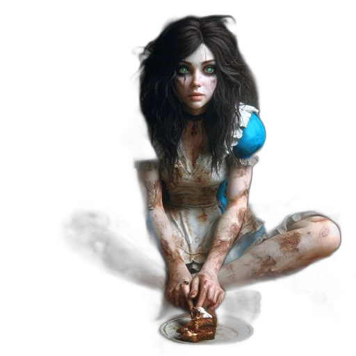 dress, jewelry, face, concept art transparent PNG cut-out