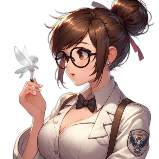 staff, flower, weapon, jacket transparent PNG cut-out