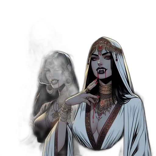 jewelry, comic book art, concept art, fantasy art transparent PNG cut-out