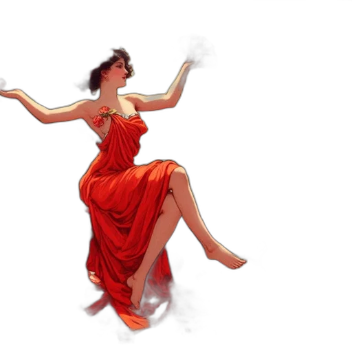 dress, concept art, photorealistic, 3d render transparent PNG cut-out