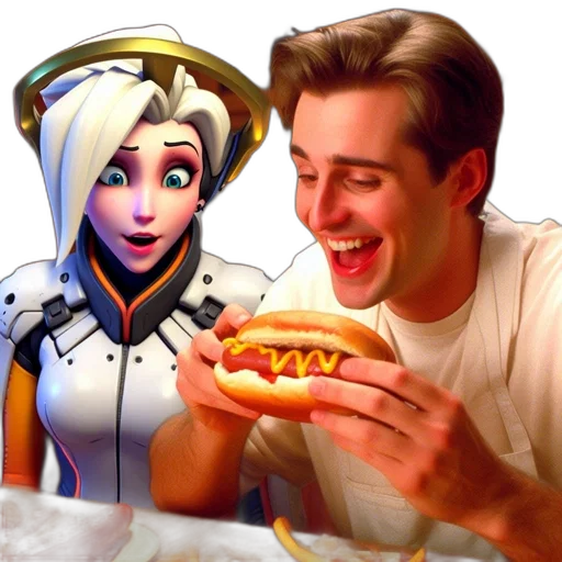 food, robot, face, concept art transparent PNG cut-out