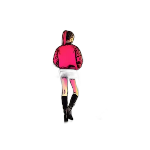 jacket, staff, 3d render, concept art transparent PNG cut-out