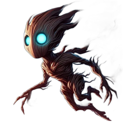 creature, robot, staff, dragon transparent PNG cut-out