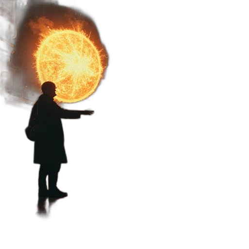 jacket, weapon, umbrella, staff transparent PNG cut-out