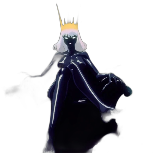 dragon, crown, staff, dress transparent PNG cut-out