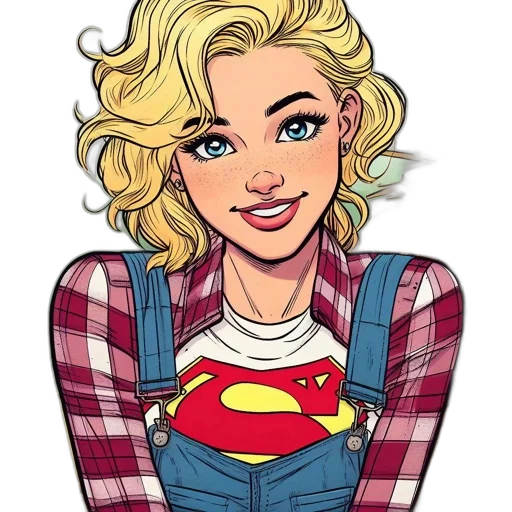 face, comic book art, cartoon, pixel art transparent PNG cut-out
