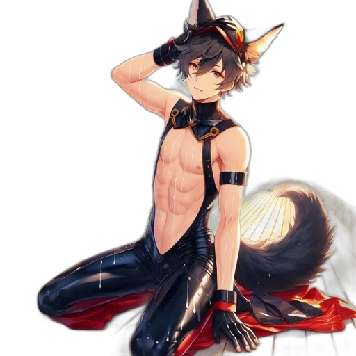 staff, animal, dragon, fantasy art transparent PNG cut-out
