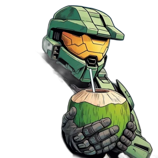 robot, weapon, bottle, mask transparent PNG cut-out