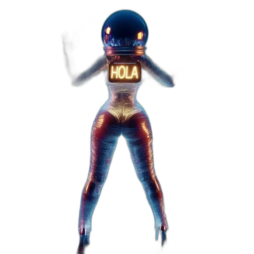 robot, mask, concept art, 3d render transparent PNG cut-out
