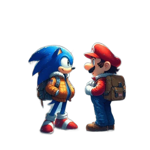 concept art, pixel art, 3d render, fantasy art transparent PNG cut-out