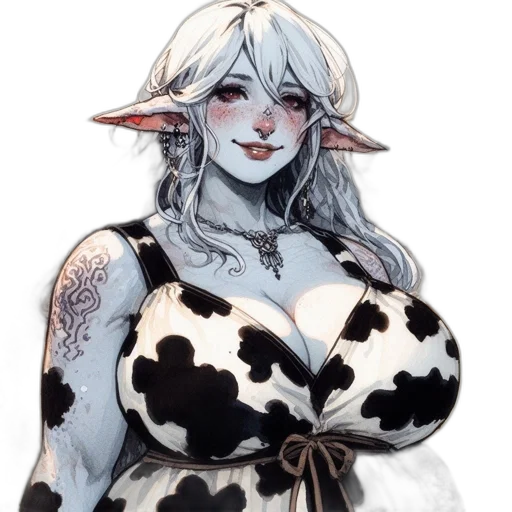 dress, creature, fantasy art, concept art transparent PNG cut-out
