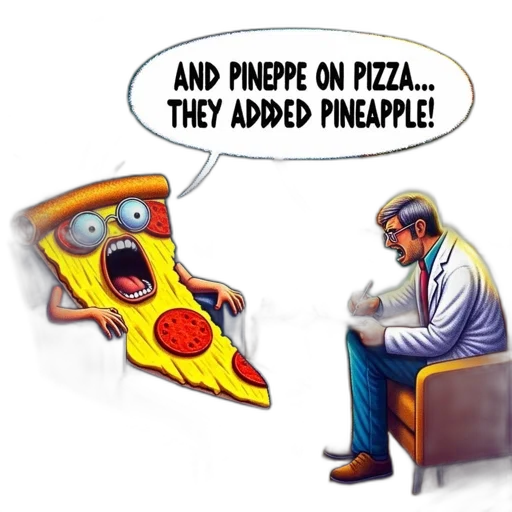 food, concept art, comic book art, 3d render transparent PNG cut-out