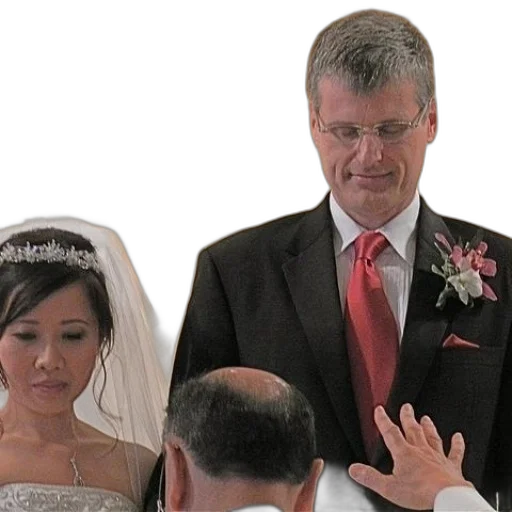 crown, staff, bride, groom transparent PNG cut-out