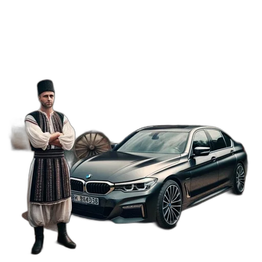 car, weapon, concept art, 3d render transparent PNG cut-out